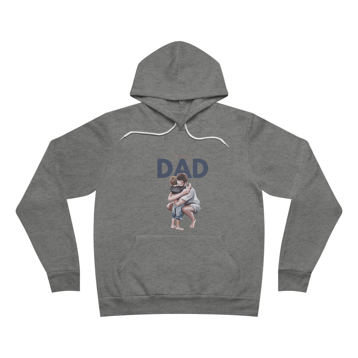 Unisex Sponge Fleece Loving Dad Pullover Hoodie