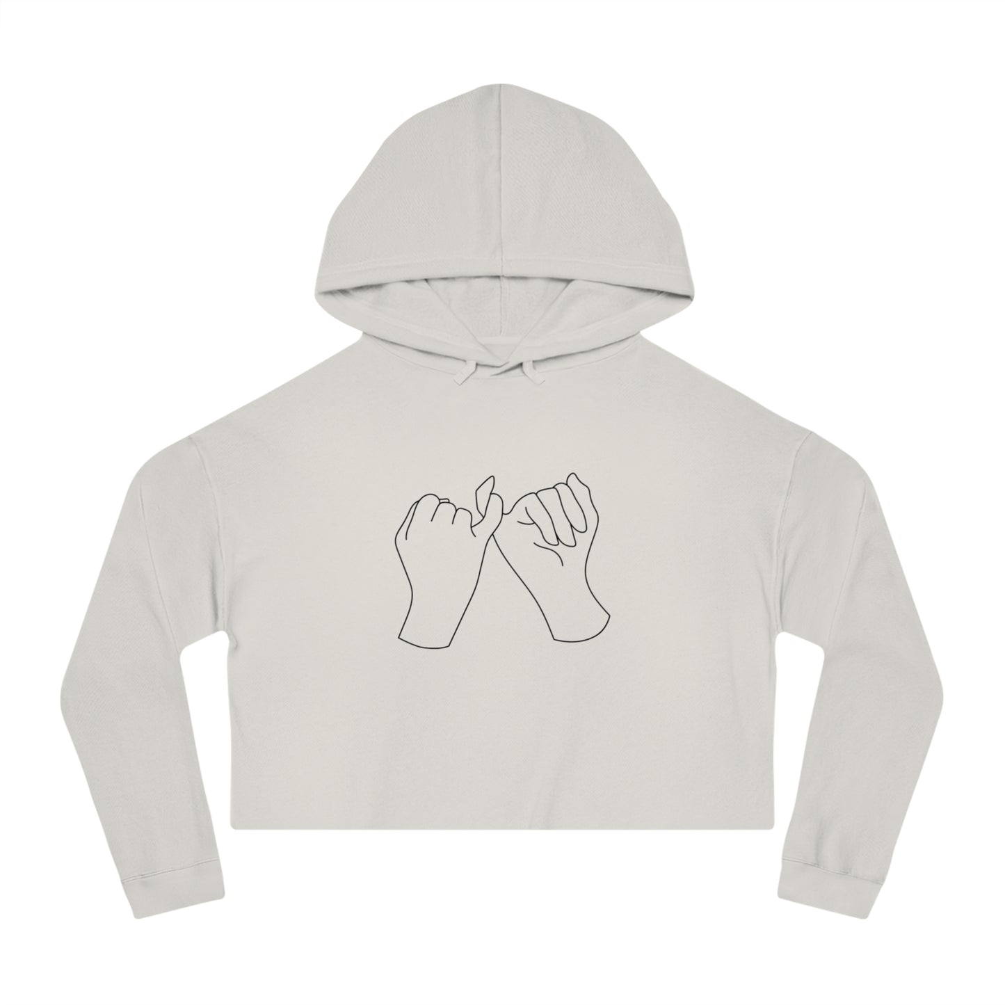 Women’s Cropped Hooded Sweatshirt Promise