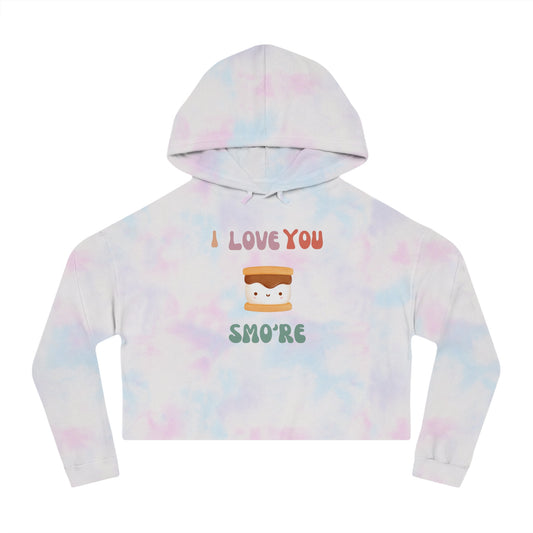 Women’s Cropped Hooded Sweatshirt "Smo're"