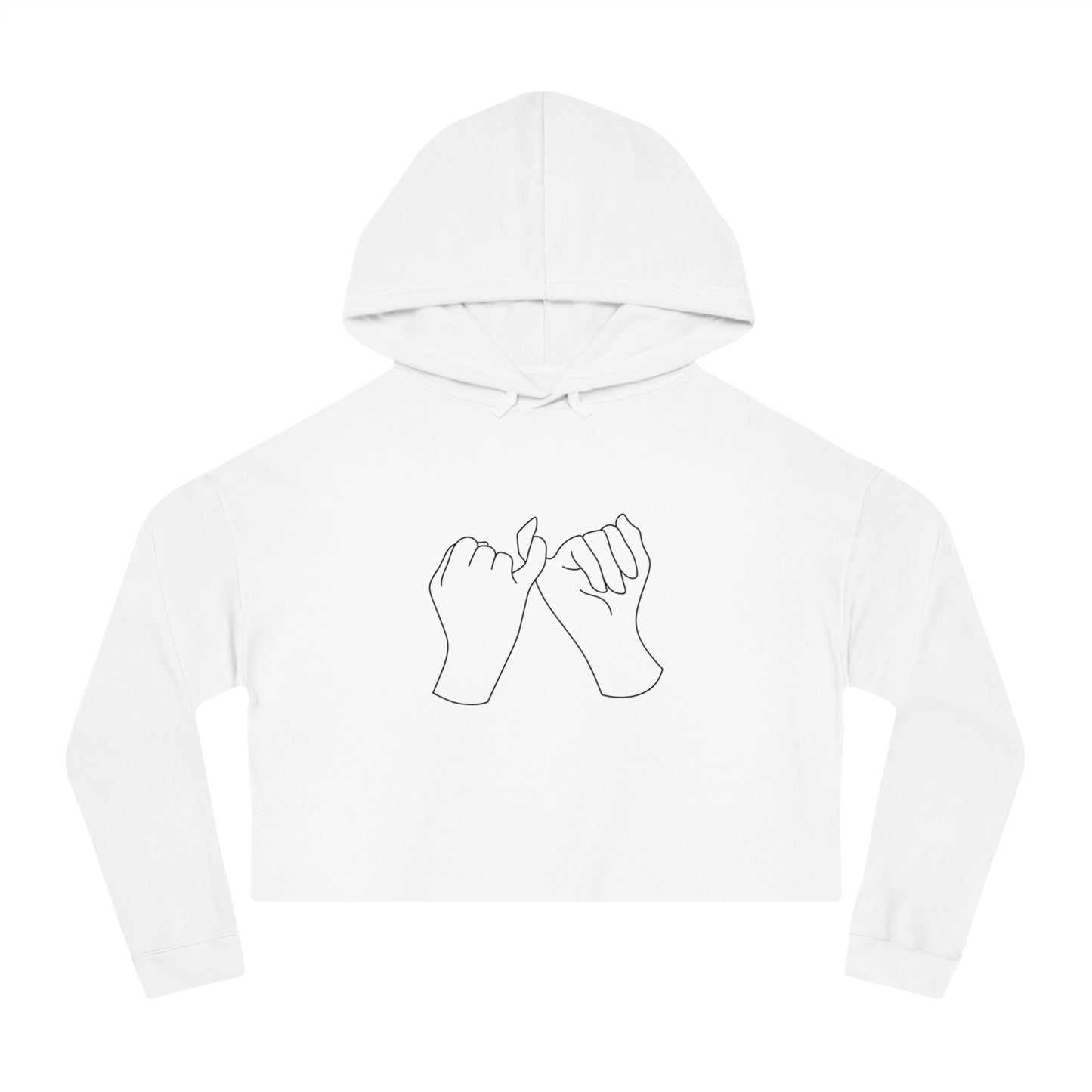 Women’s Cropped Hooded Sweatshirt Promise