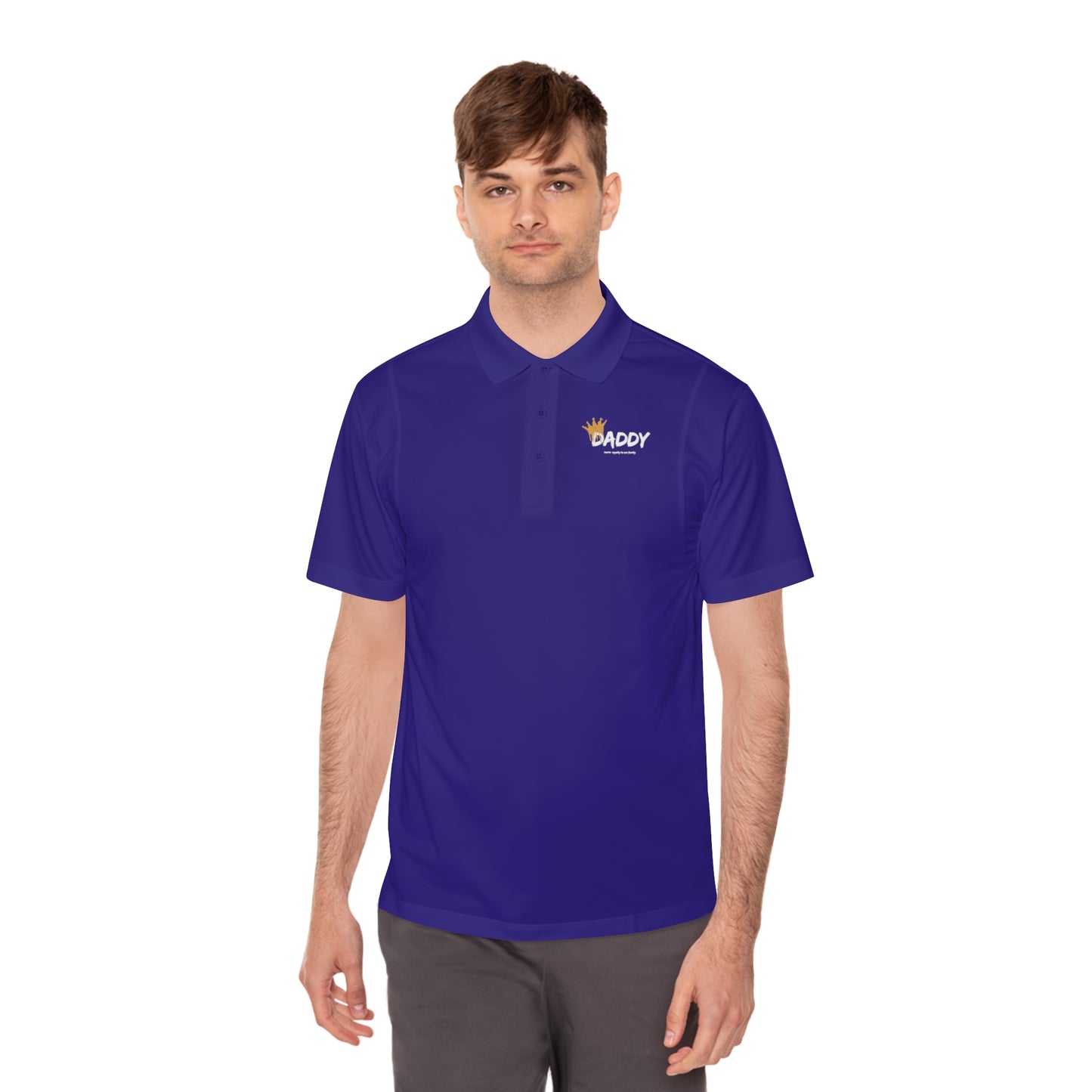 Men's Sport Polo Royal Daddy Shirt