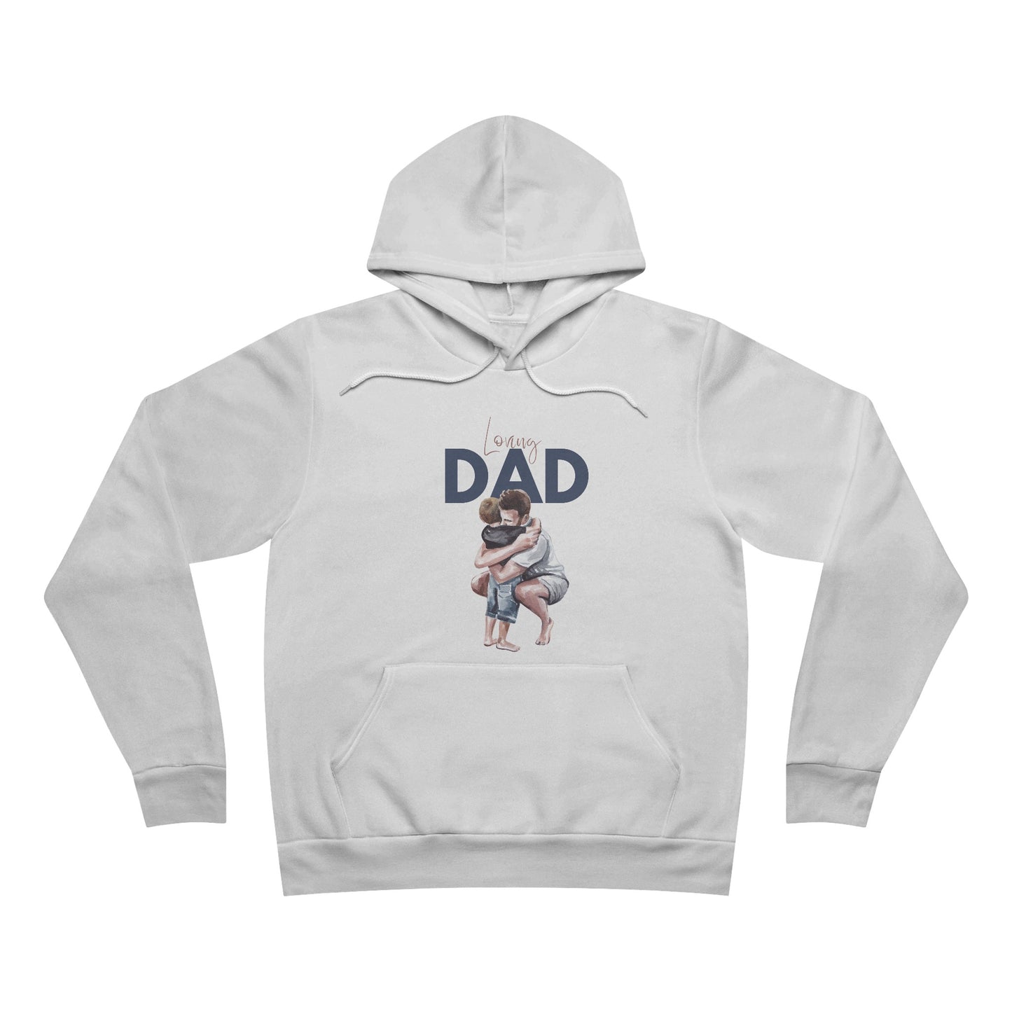 Unisex Sponge Fleece Loving Dad Pullover Hoodie