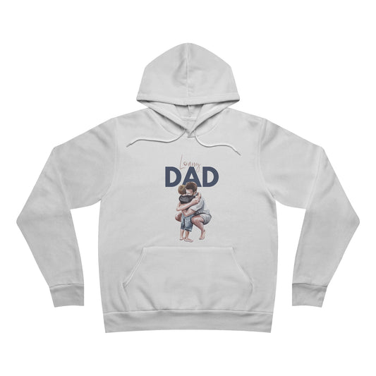 Unisex Sponge Fleece Loving Dad Pullover Hoodie