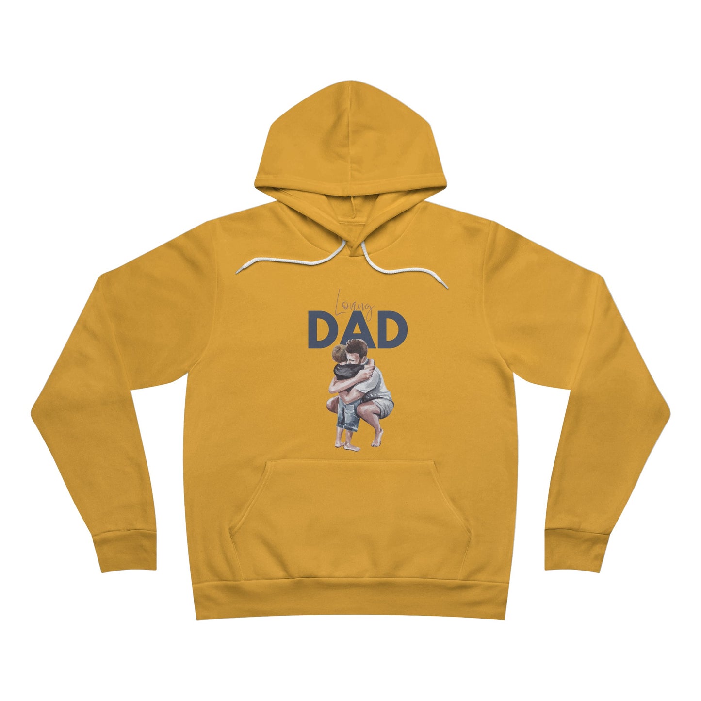 Unisex Sponge Fleece Loving Dad Pullover Hoodie