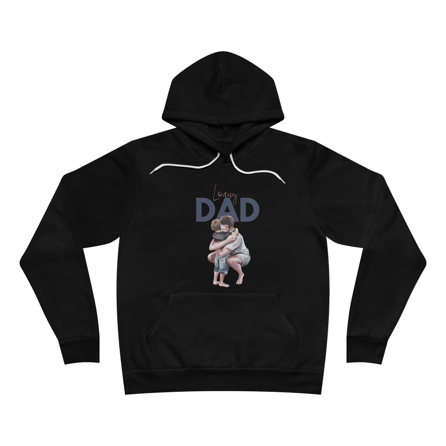 Unisex Sponge Fleece Loving Dad Pullover Hoodie