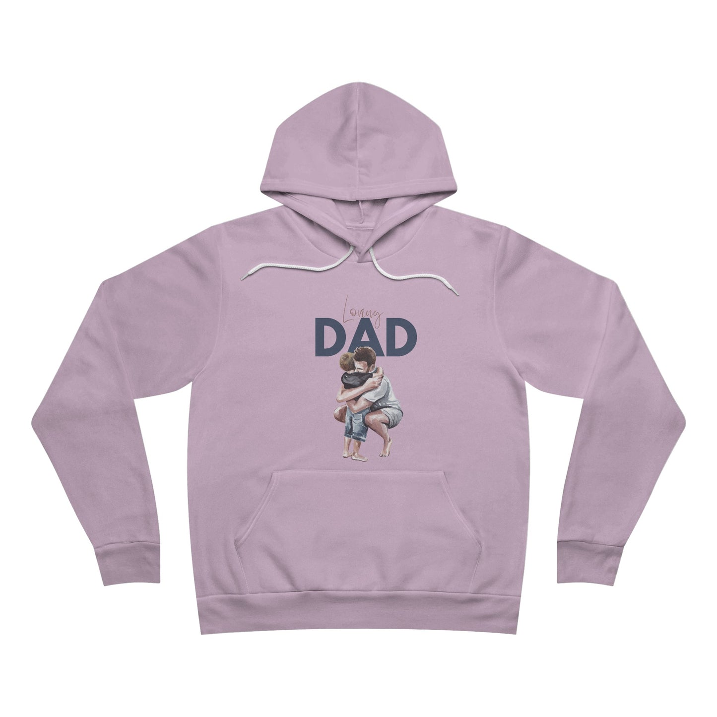 Unisex Sponge Fleece Loving Dad Pullover Hoodie