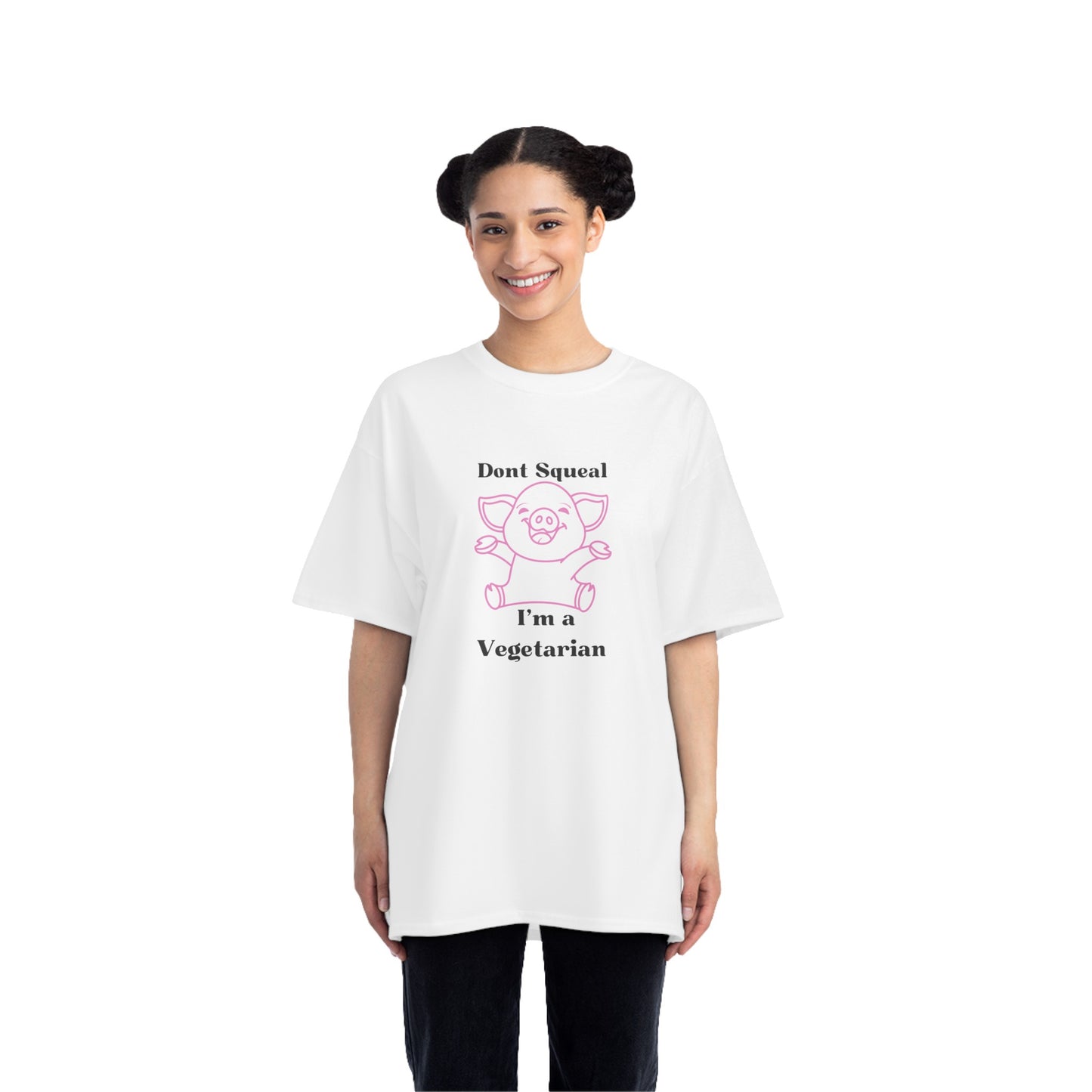 Beefy-T®  Short-Sleeve T-Shirt Happy Pig