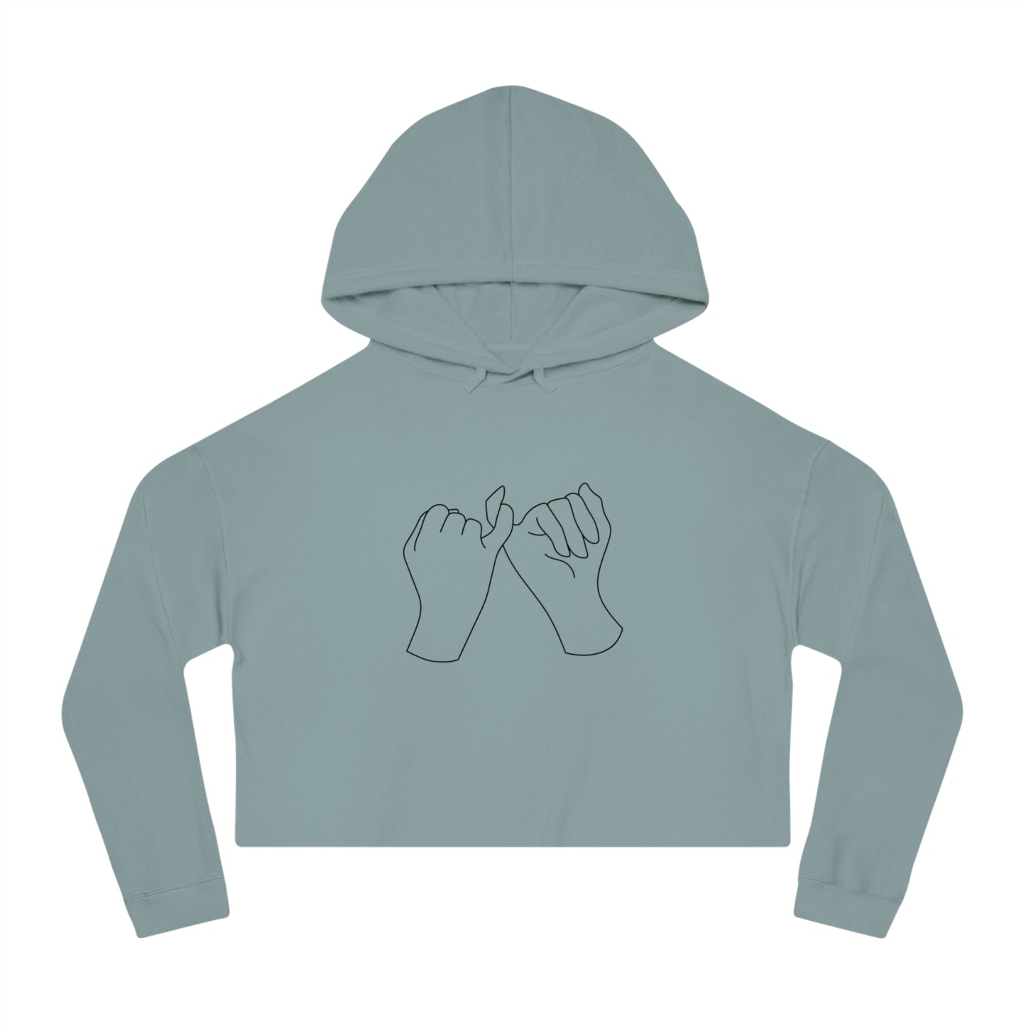 Women’s Cropped Hooded Sweatshirt Promise