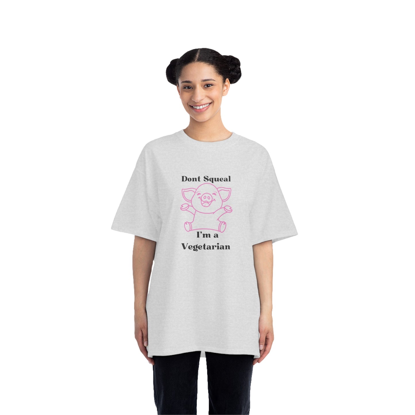 Beefy-T®  Short-Sleeve T-Shirt Happy Pig