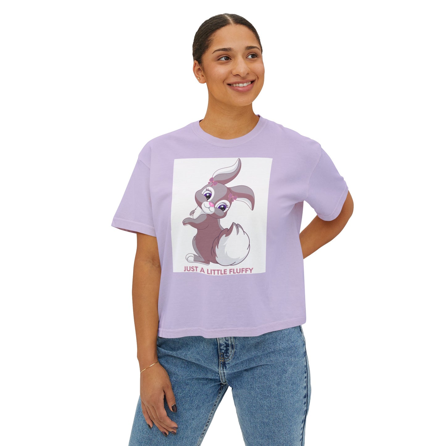 Women's Bunny Tail Boxy Tee