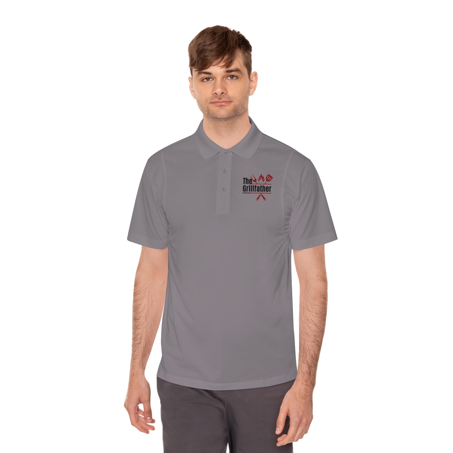 Grill Father Men's Sport Polo Shirt