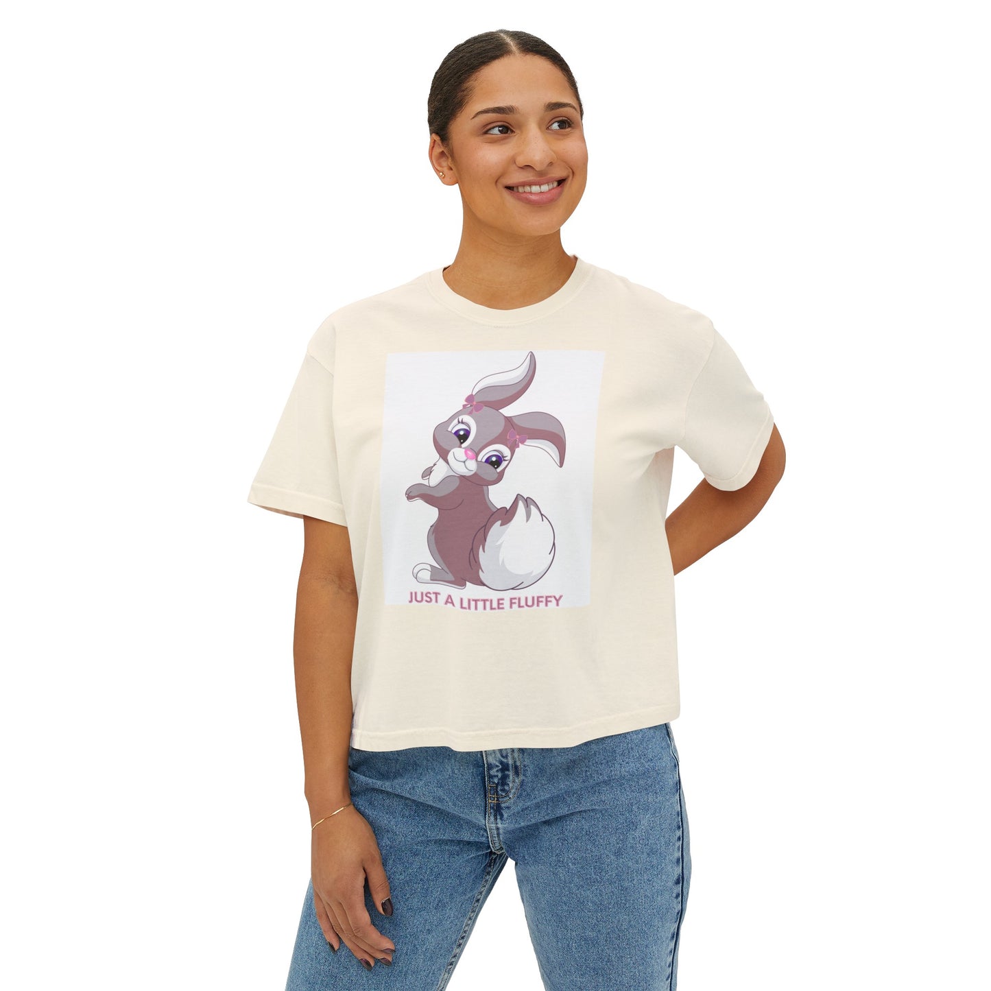 Women's Bunny Tail Boxy Tee