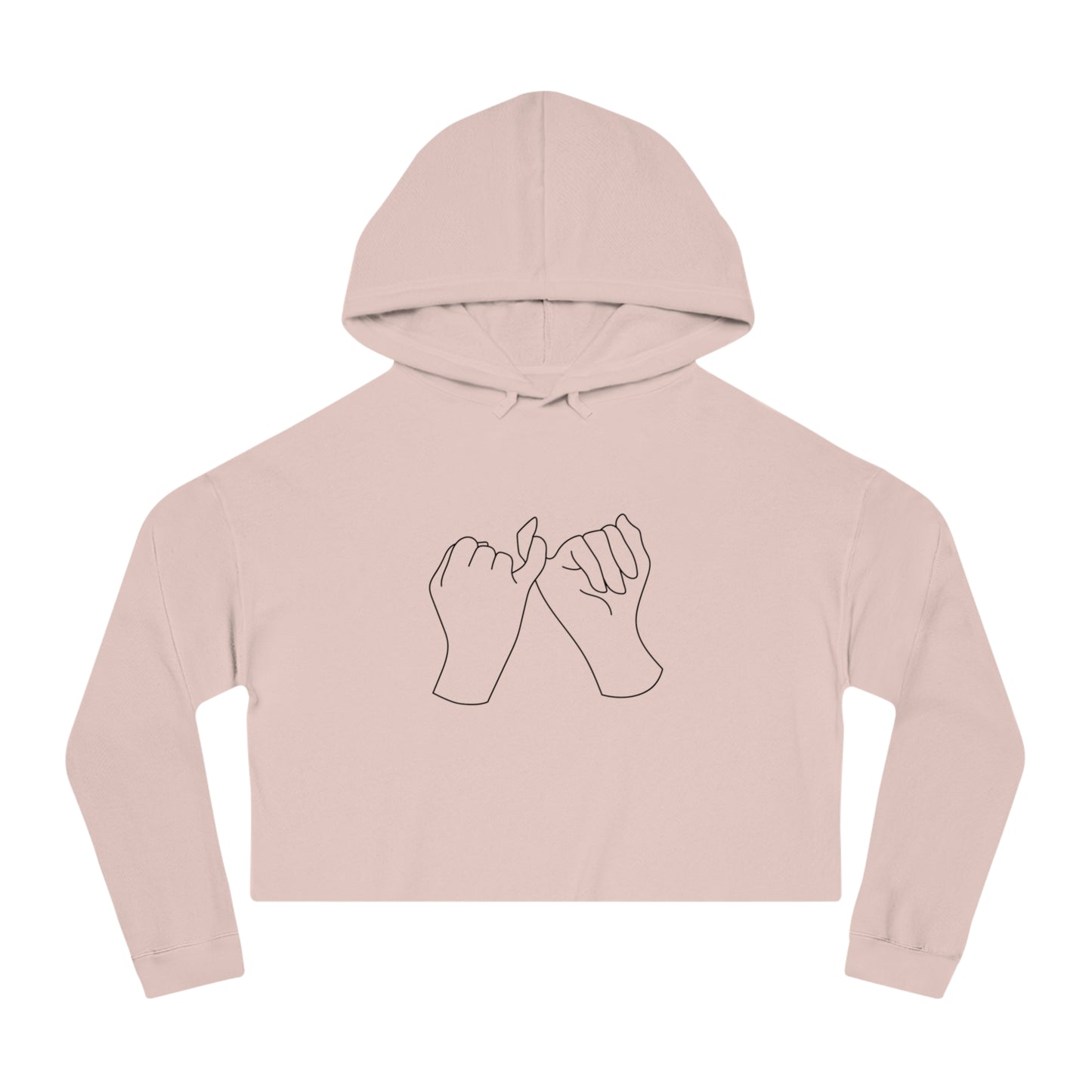 Women’s Cropped Hooded Sweatshirt Promise