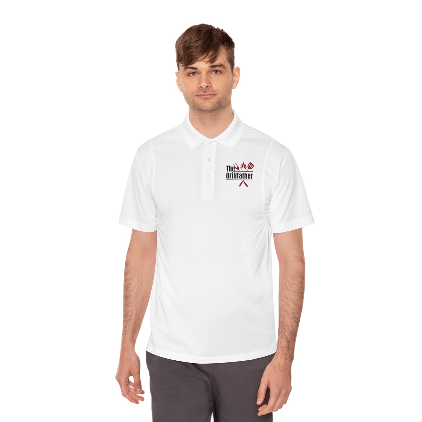 Grill Father Men's Sport Polo Shirt