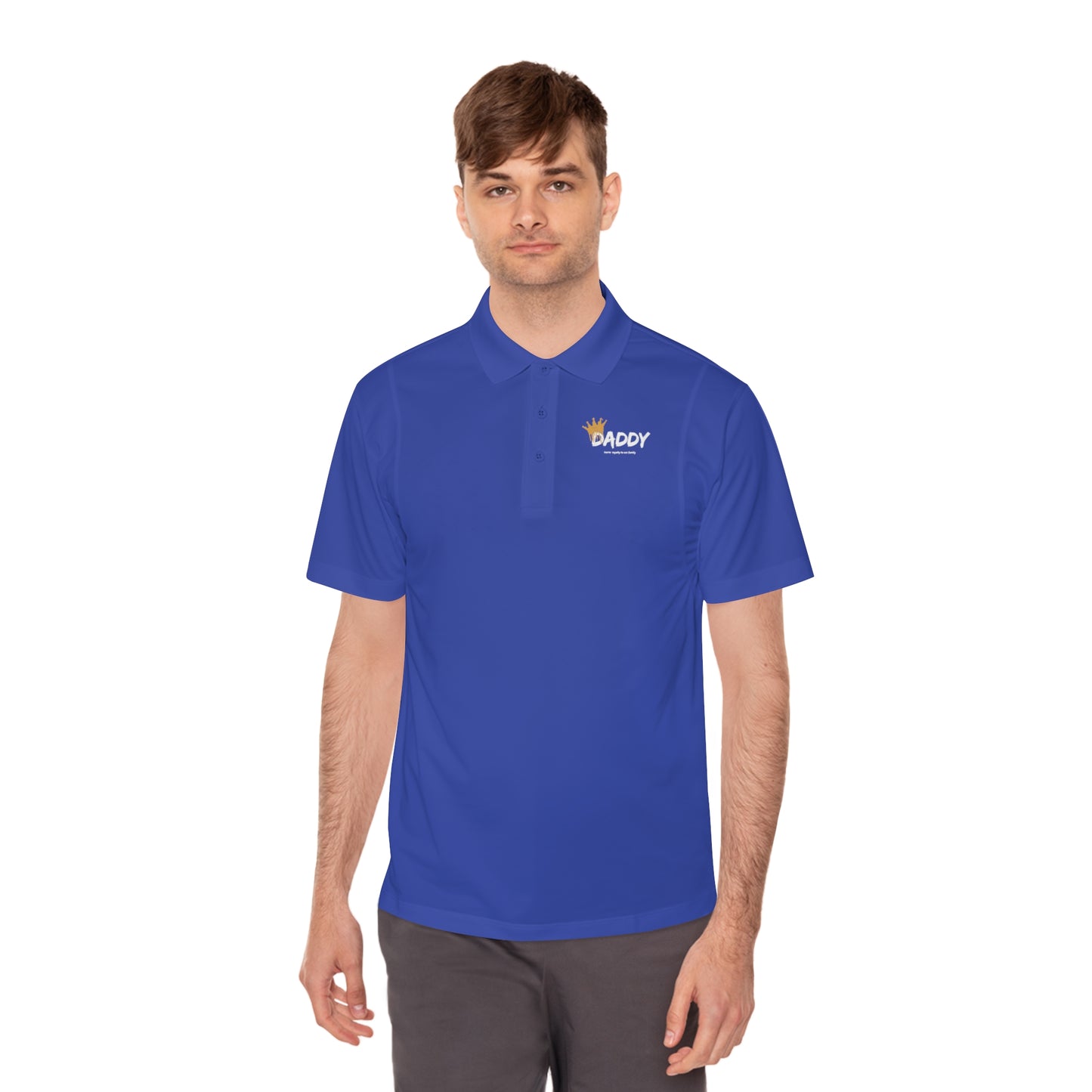 Men's Sport Polo Royal Daddy Shirt